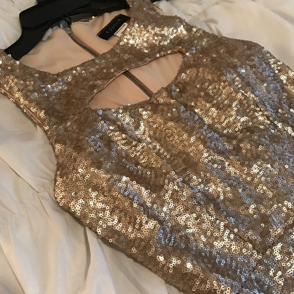 Sparkle mini dress
